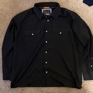 Orvis Dark Button-Down Shirt